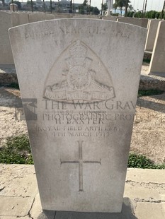 BAGHDAD (NORTH GATE) WAR CEMETERY - BAXTER, H